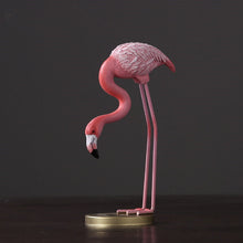 Load image into Gallery viewer, Pink flamingo Figurines