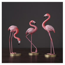 Load image into Gallery viewer, Pink flamingo Figurines