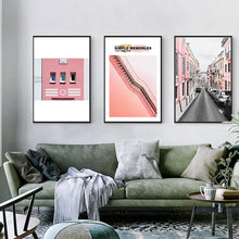 Load image into Gallery viewer, Pink Landsacpe Car Building