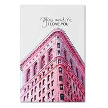 Load image into Gallery viewer, Pink Landsacpe Car Building