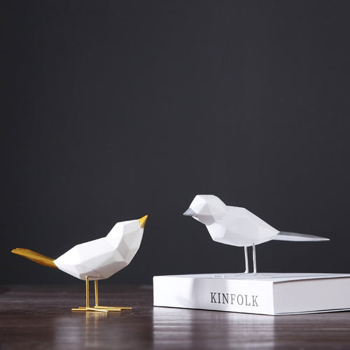 Origami Bird Figurines