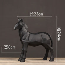 Load image into Gallery viewer, Geometric Horse Figurines